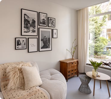Gallery of flexframes in the living room